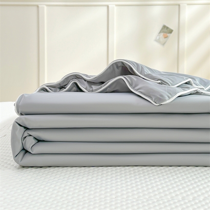 91家纺网 家纺一手货源 找家纺 （总）慕木2025新款A类凉感丝小冰熊云母冰丝凉席床笠夏被系列 