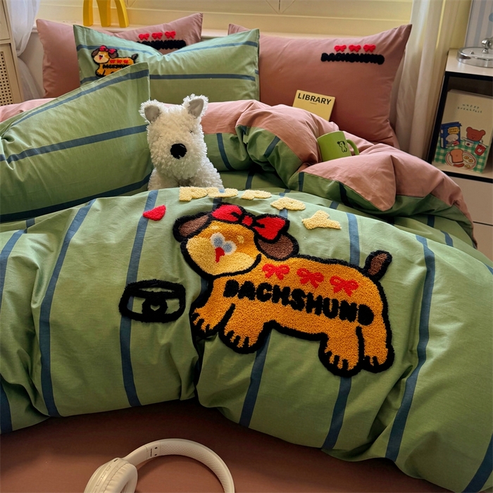 91家纺网 家纺一手货源 找家纺 （总）启程2025全棉13372毛巾绣四件套