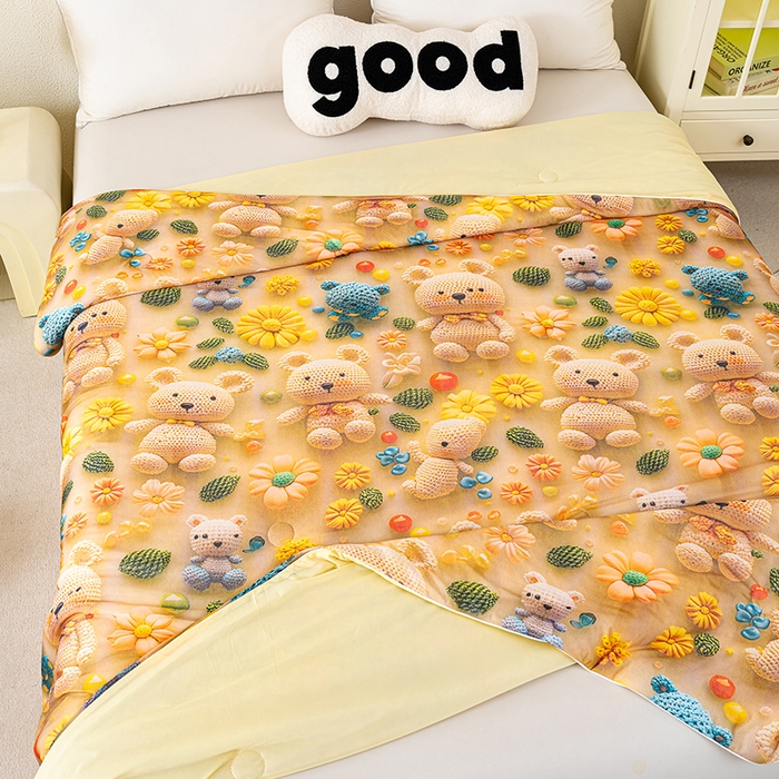 91家纺网 家纺一手货源 找家纺 （总）圣尔雅家纺 2025新款5D立体夏被被子被芯