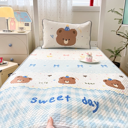 91家纺网 家纺一手货源 找家纺 （总）川悦生活 2025新款大阪冰豆豆凉感凉席三件套