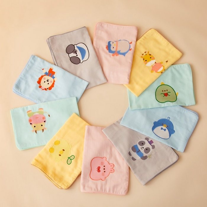 91家纺网 家纺一手货源 找家纺 喜多兔2025新款小轻柔纯棉双层纱枕套枕头 叠拍图（仅供参考）