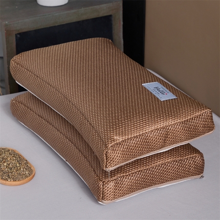 91家纺网 家纺一手货源 找家纺 （总）织布人 2025新款荞麦枕夏季凉感冰藤面包枕PE藤夏凉枕成人家用颈椎枕硬枕35*55cm