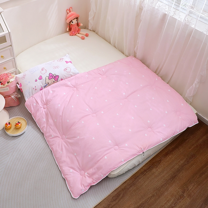 91家纺网 家纺一手货源 找家纺 八零年代 2024新款三丽鸥睡袋儿童一体防踢被 纯棉四季款