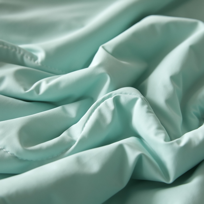 91家纺网 家纺一手货源 找家纺 圣梦莱羽绒家纺 2025春夏新款A类锦氨凉感丝高克重冰丝夏凉被亲肤丝绸被芯 夏至马卡龙