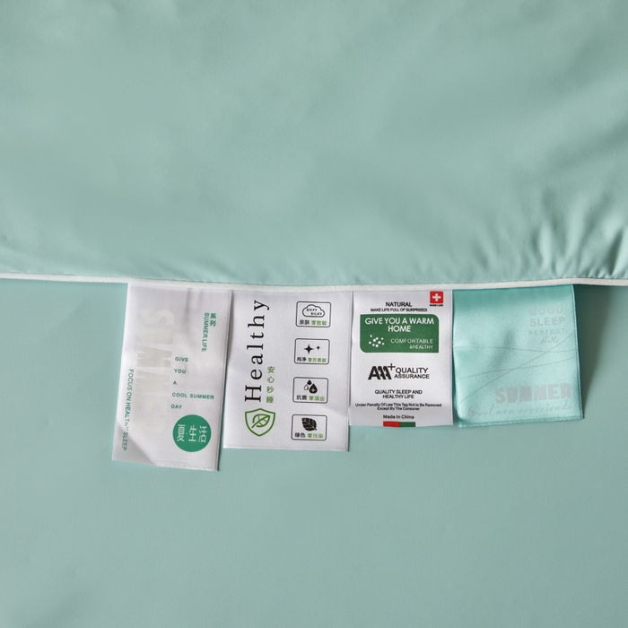 91家纺网 家纺一手货源 找家纺 圣梦莱羽绒家纺 2025春夏新款A类锦氨凉感丝高克重冰丝夏凉被亲肤丝绸被芯 夏至马卡龙