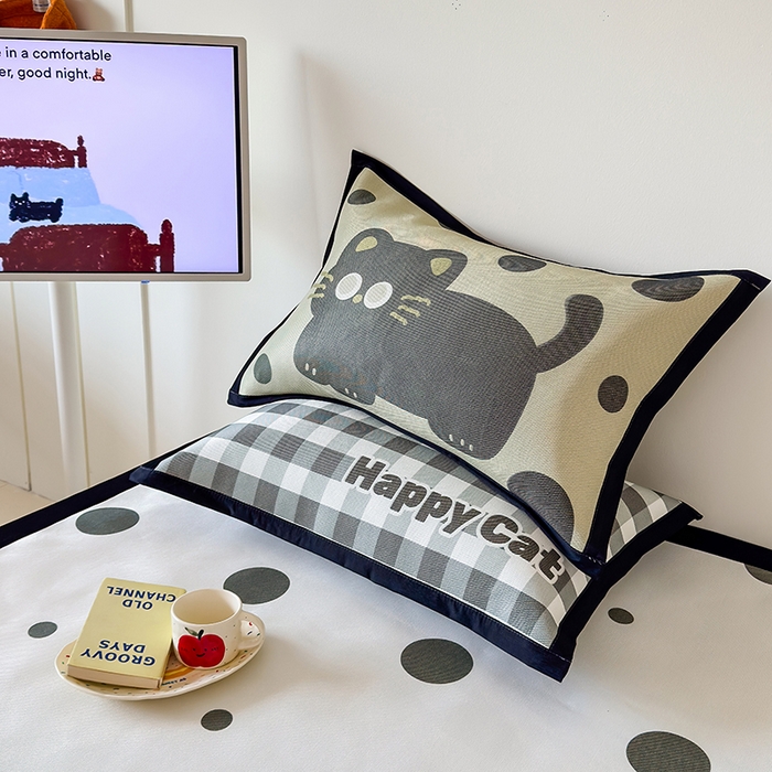 91家纺网 家纺一手货源 找家纺 （总）安哆啦家纺 2025新款A类印花冰藤凉席简约条格系列凉席席子