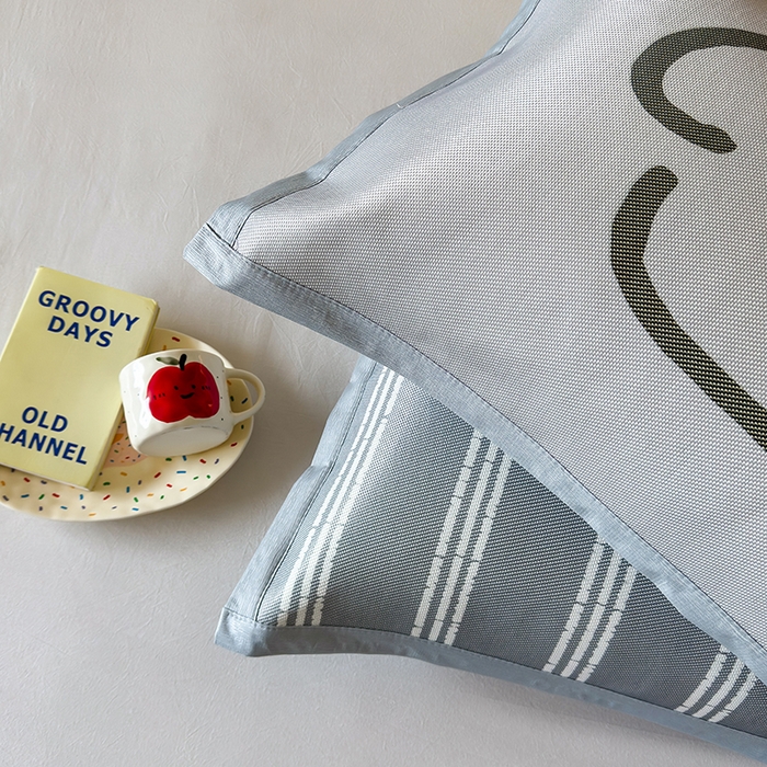 91家纺网 家纺一手货源 找家纺 安哆啦家纺 2025新款A类印花冰藤凉席简约条格系列凉席席子 简约灰条-床席款