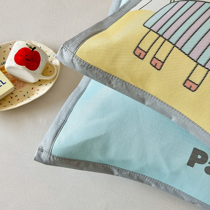 91家纺网 家纺一手货源 找家纺 安哆啦家纺 2025新款A类印花冰藤凉席简约条格系列凉席席子 长颈鹿-床席款