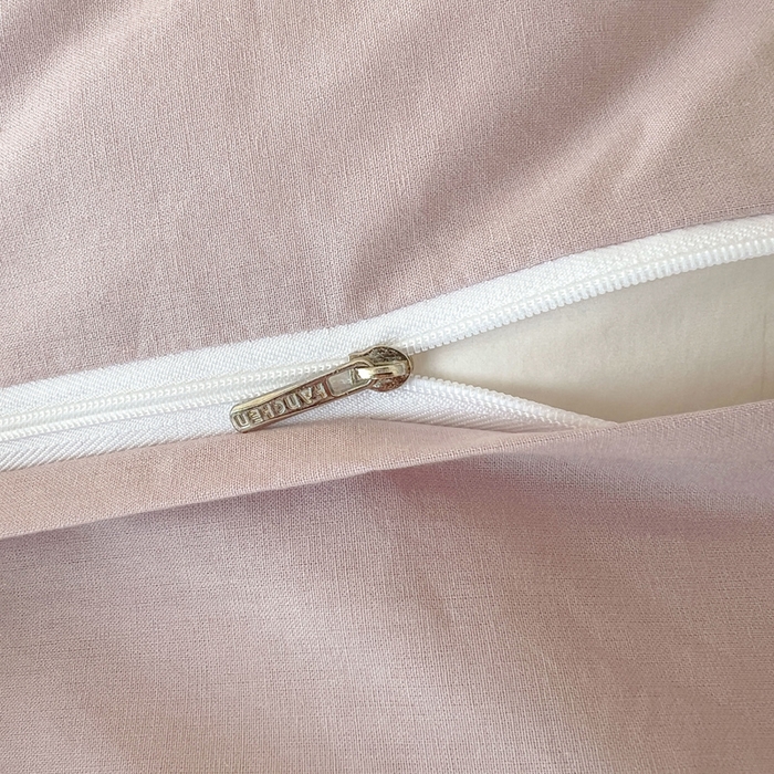 91家纺网 家纺一手货源 找家纺 涵宸家纺 2025新款A类全棉双层纱荷叶花边四件套 花边-问秋黄