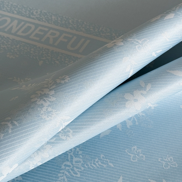 91家纺网 家纺一手货源 找家纺 九花鹿 2025新款A类PE凉感提花冰丝凉席软凉席可水洗可机洗 花梦（天空蓝）