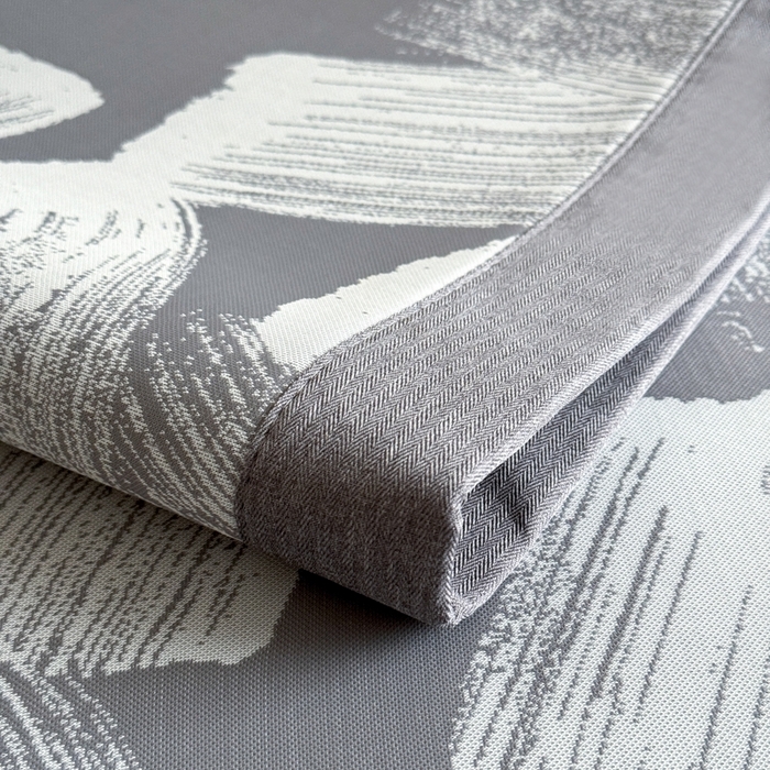 91家纺网 家纺一手货源 找家纺 九花鹿 2025新款A类PE凉感提花冰丝凉席软凉席可水洗可机洗 速写（高级灰）