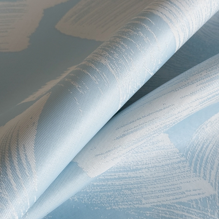 91家纺网 家纺一手货源 找家纺 九花鹿 2025新款A类PE凉感提花冰丝凉席软凉席可水洗可机洗 速写（天空蓝）