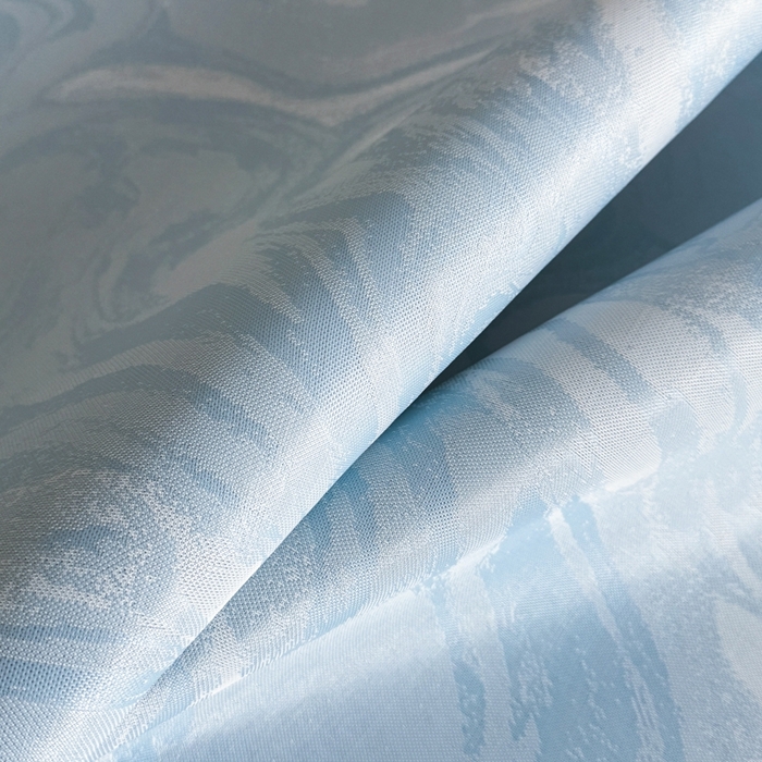 91家纺网 家纺一手货源 找家纺 九花鹿 2025新款A类PE凉感提花冰丝凉席软凉席可水洗可机洗 西里（天空蓝）
