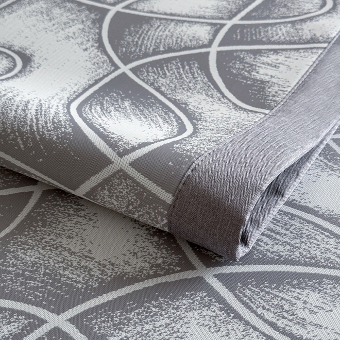 91家纺网 家纺一手货源 找家纺 九花鹿 2025新款A类PE凉感提花冰丝凉席软凉席可水洗可机洗 炫染流线（高级灰）