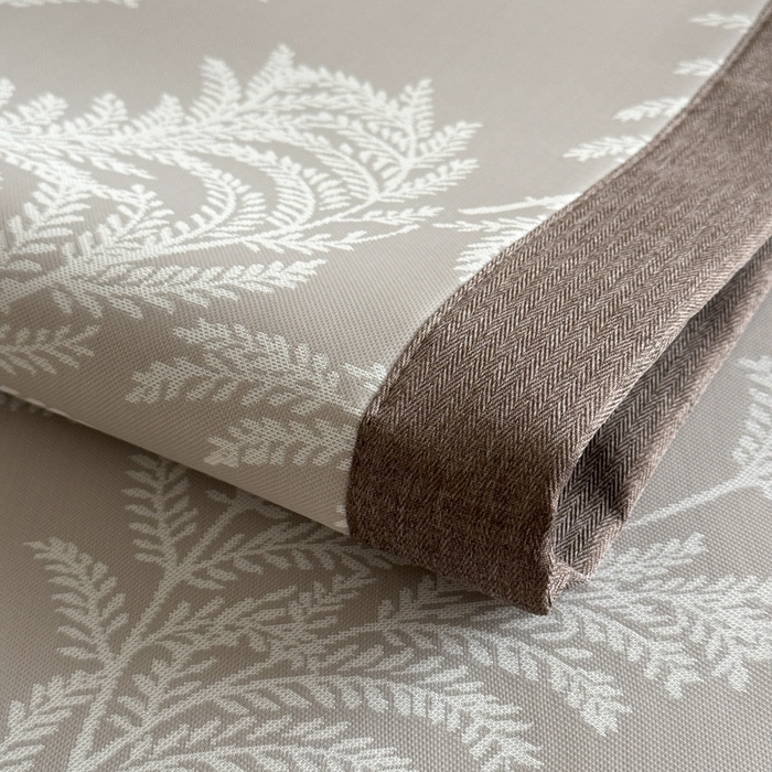 91家纺网 家纺一手货源 找家纺 九花鹿 2025新款A类PE凉感提花冰丝凉席软凉席可水洗可机洗 雪松之境（米灰）