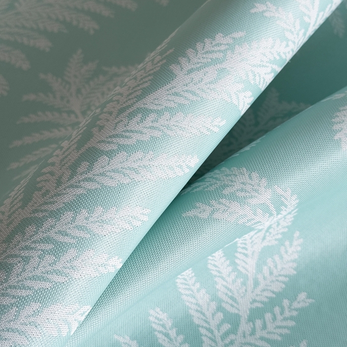 91家纺网 家纺一手货源 找家纺 九花鹿 2025新款A类PE凉感提花冰丝凉席软凉席可水洗可机洗 雪松之境（青绿）