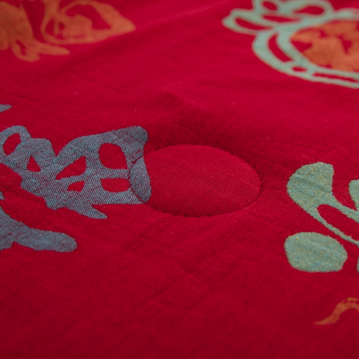 91家纺网 家纺一手货源 找家纺 鲁爱家纺供货 2025新款全棉双层纱提花夏被 百福（多子多福）