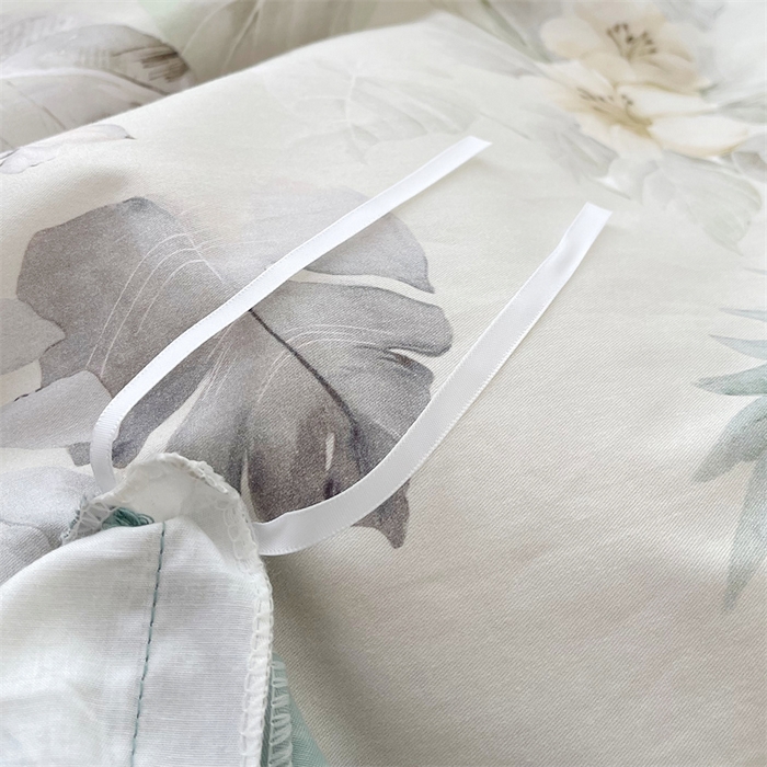 91家纺网 家纺一手货源 找家纺 宝齐莱家纺 2025新款13376全棉纯棉活性印花被套单品单被套被套单件 晨雾蓝-被套