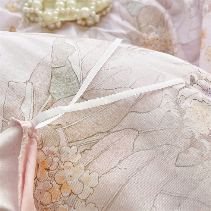 91家纺网 家纺一手货源 找家纺 宝齐莱家纺 2025新款13376全棉纯棉活性印花被套单品单被套被套单件 初颜-被套