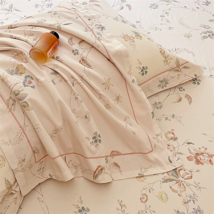 91家纺网 家纺一手货源 找家纺 宝齐莱家纺 2025新款13376全棉纯棉活性印花枕套单品单枕套枕套单件 灵动玉-枕套