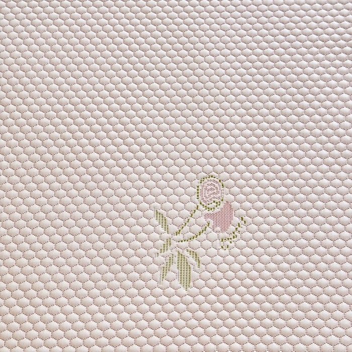 91家纺网 家纺一手货源 找家纺 绒世界 2025新款A类提花凉感豆豆复合凉席套件 提花豆豆-樱桃