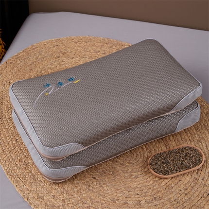 91家纺网 家纺一手货源 找家纺 （总）织布人 2025新款荞麦枕夏季凉感冰藤面包枕PE藤夏凉枕成人家用颈椎枕硬枕