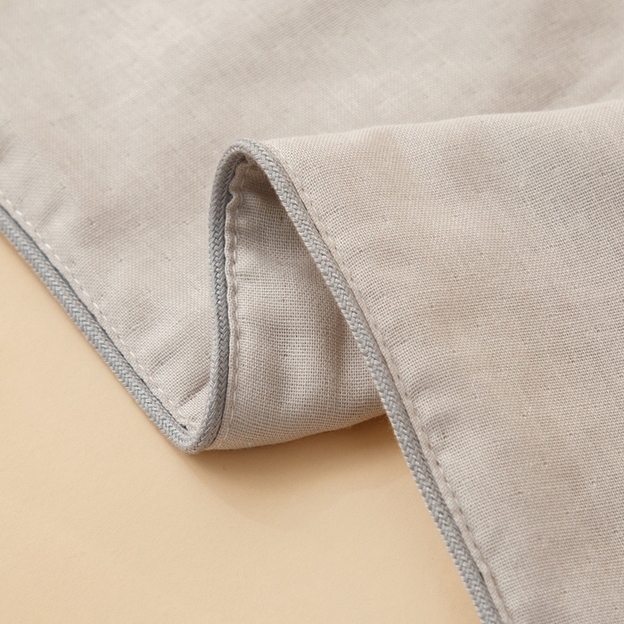 91家纺网 家纺一手货源 找家纺 喜多兔2025新款小轻柔纯棉双层纱枕套枕头 灰色Q小狗