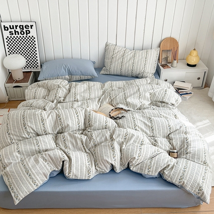 2025年新款三层纱田园风套件系列 田梦绿蓝