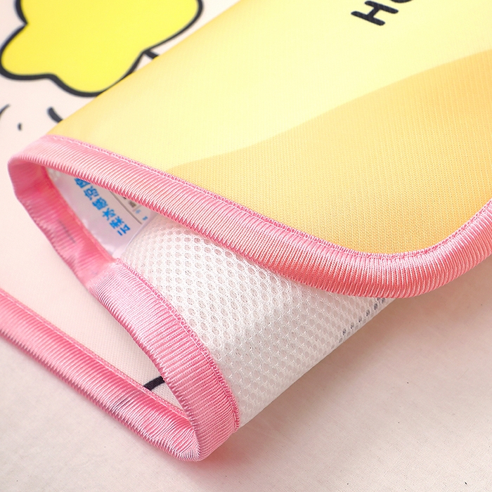 91家纺网 家纺一手货源 找家纺 八零年代 2025新品云柔牛奶丝儿童凉席套件