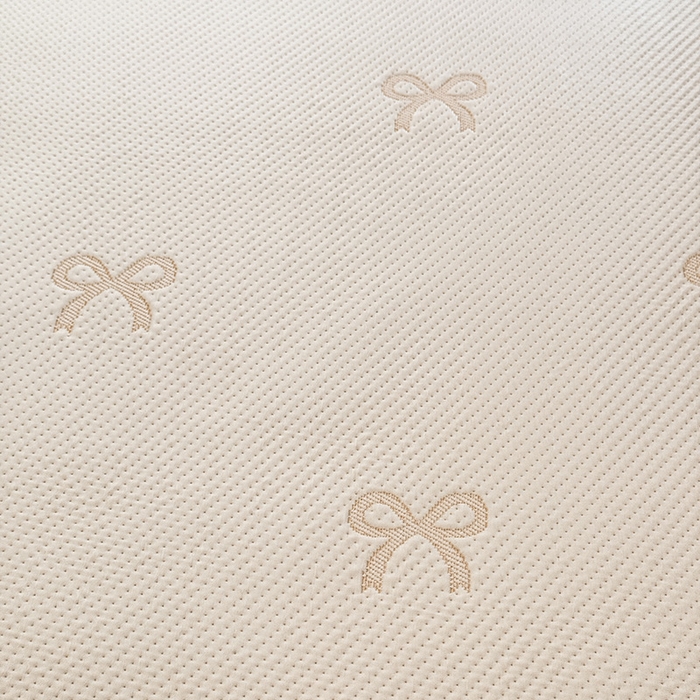 91家纺网 家纺一手货源 找家纺 绒世界 2025新款A类提花凉感豆豆复合凉席套件 提花豆豆-蝴蝶结