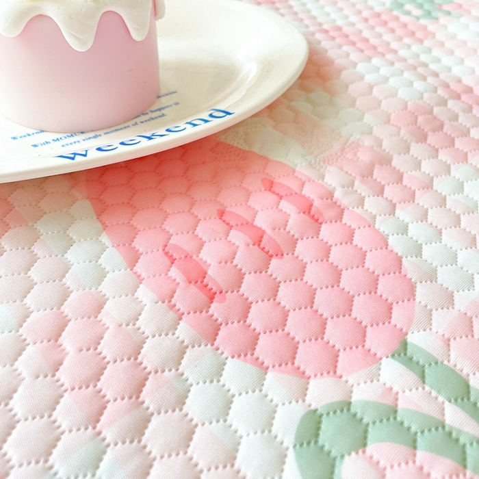 91家纺网 家纺一手货源 找家纺 川悦生活 2025新款大阪冰豆豆凉感凉席三件套 杏运花