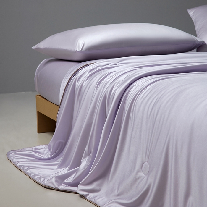 91家纺网 家纺一手货源 找家纺 （总）莱福仕家纺 2025新款A类莹丝流光蚕丝系列夏被