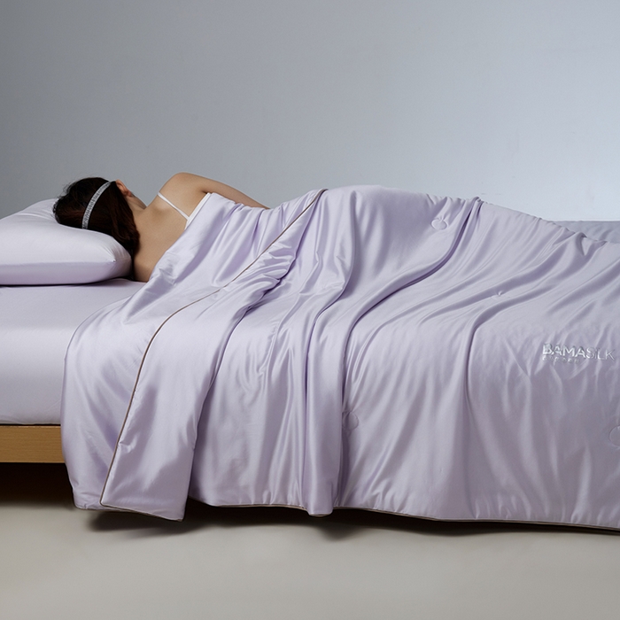 91家纺网 家纺一手货源 找家纺 （总）莱福仕家纺 2025新款A类莹丝流光蚕丝系列夏被