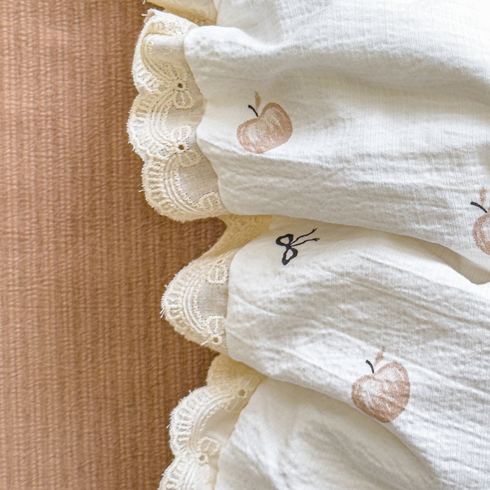 91家纺网 家纺一手货源 找家纺 可思家纺 2025新款法式皱皱纱四件套 极简主义