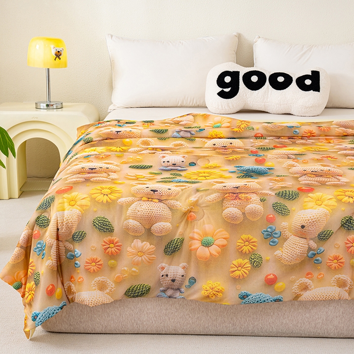 91家纺网 家纺一手货源 找家纺 （总）圣尔雅家纺 2025新款5D立体夏被被子被芯