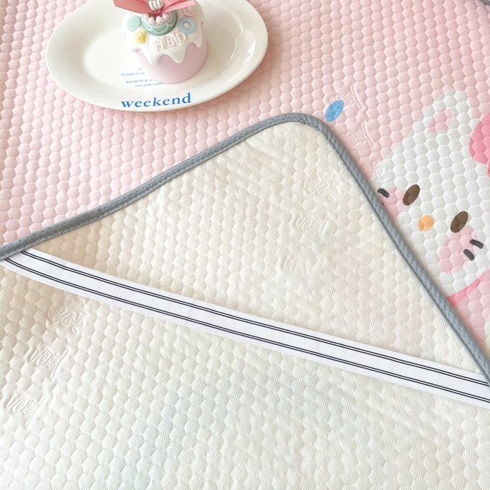 91家纺网 家纺一手货源 找家纺 川悦生活 2025新款大阪冰豆豆凉感凉席三件套 甜蜜蛋糕