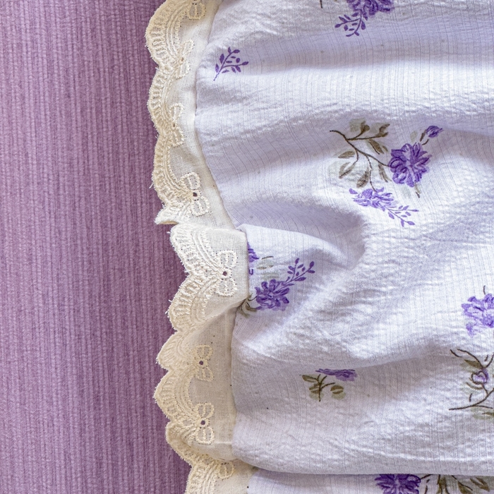 91家纺网 家纺一手货源 找家纺 可思家纺 2025新款法式皱皱纱四件套 绮梦