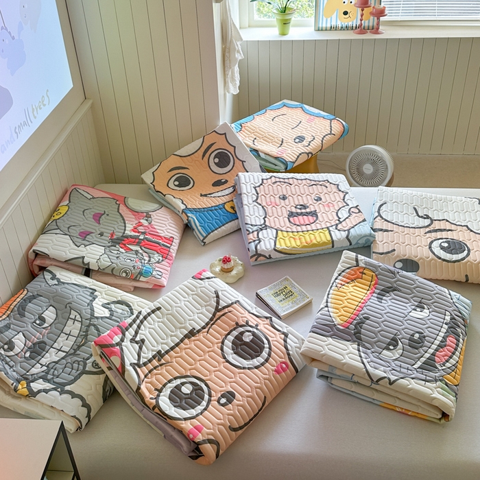 91家纺网 家纺一手货源 找家纺 （总）金爱家 2025新款凉感丝乳胶凉席