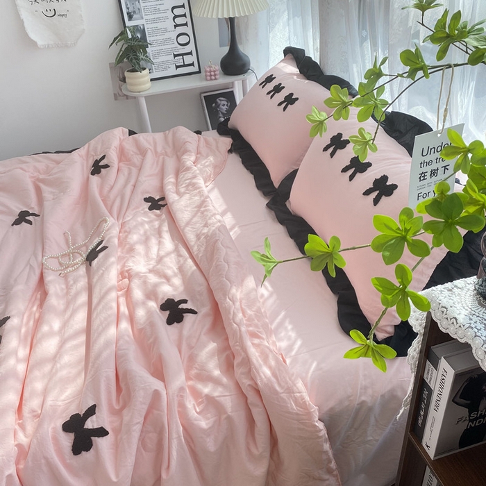 91家纺网 家纺一手货源 找家纺 （总）2025新款毛巾绣单夏被夏被四件套