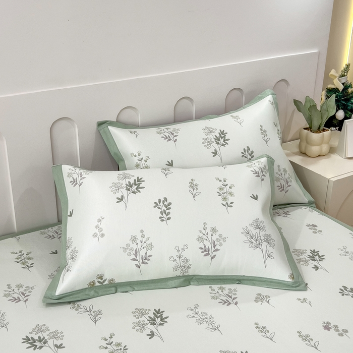 91家纺网 家纺一手货源 找家纺 倾慕家纺 2025年新款600D丝滑冰丝凉席-床席款 清凉一叶