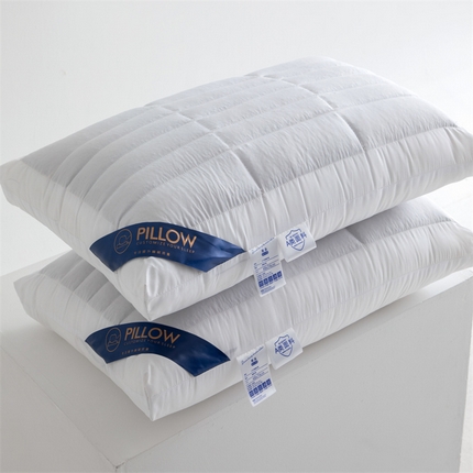 91家纺网 家纺一手货源 找家纺 （总）织布人 2025新款枕芯A类星级酒店专用荞麦羽丝双芯枕头双面可用软硬枕