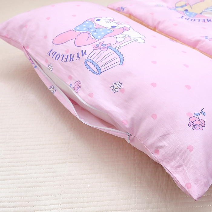 91家纺网 家纺一手货源 找家纺 八零年代 2024新款三丽鸥睡袋儿童一体防踢被 纯棉四季款