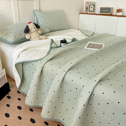 （总）2025新款A类纯棉双层纱床盖 
