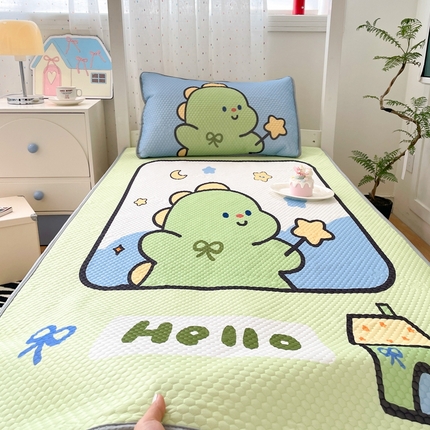 91家纺网 家纺一手货源 找家纺 （总）川悦生活 2025新款大阪冰豆豆凉感凉席三件套