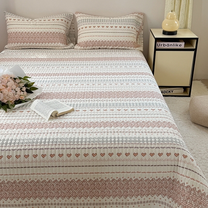 TT.one 塔塔家居 2025新款全棉双层纱贝壳边夏被系列 床盖·春和日丽