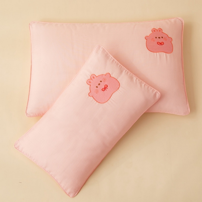 91家纺网 家纺一手货源 找家纺 （总）喜多兔2025新款小轻柔纯棉双层纱枕套枕头