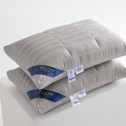 91家纺网 家纺一手货源 找家纺 （总）织布人 2025新款枕芯A类星级酒店专用荞麦羽丝双芯枕头双面可用软硬枕