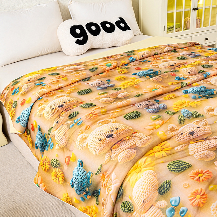 91家纺网 家纺一手货源 找家纺 （总）圣尔雅家纺 2025新款5D立体夏被被子被芯