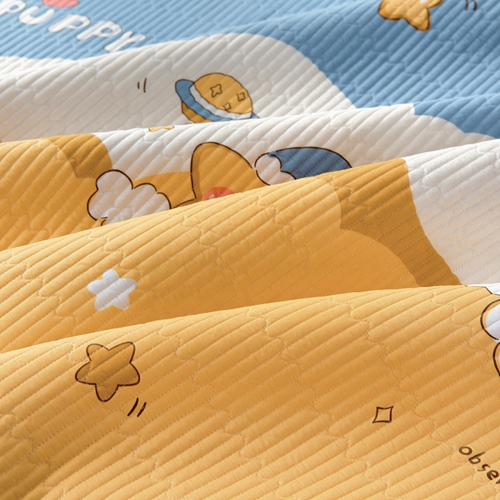 91家纺网 家纺一手货源 找家纺 情煊家纺 2025新款双面全棉床盖夹棉床盖三件套