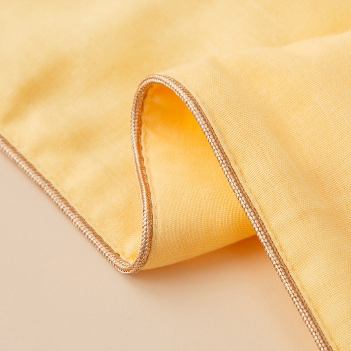 91家纺网 家纺一手货源 找家纺 喜多兔2025新款小轻柔纯棉双层纱枕套枕头 黄色Q小鸡